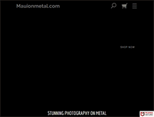 Tablet Screenshot of mauionmetal.com
